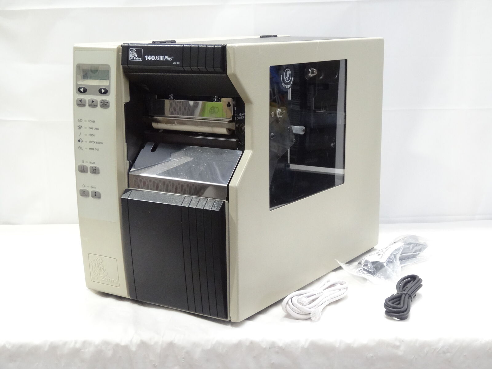 Zebra 140XiIII Plus 140-741-00000 USB Ethernet Industrial Thermal Label Printer