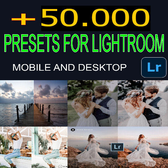 +50000 Presets for Lightroom Mobile and Desktop - Shipping by Download