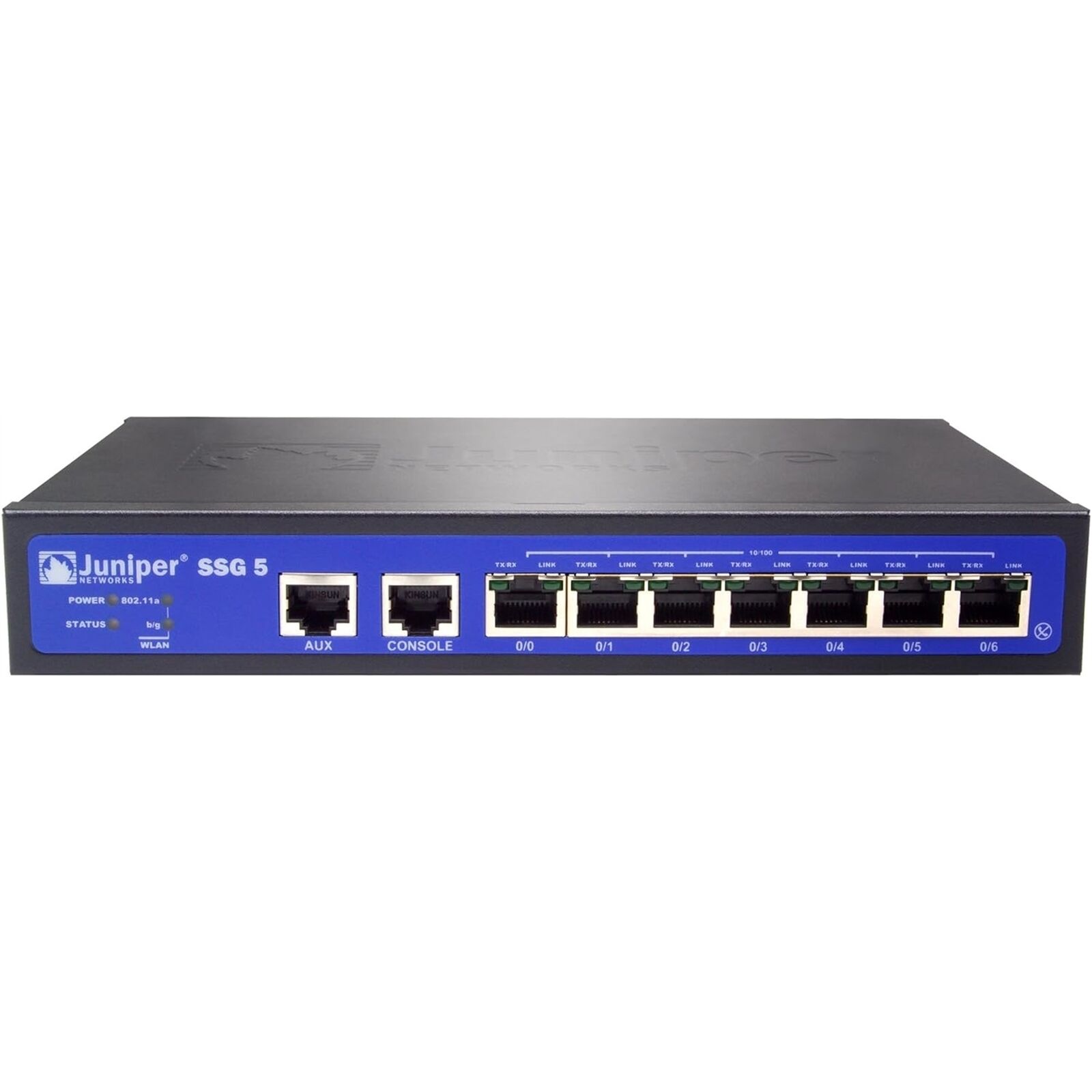 Juniper Networks SSG-5-SH 7-Port RJ45 Switch, Black