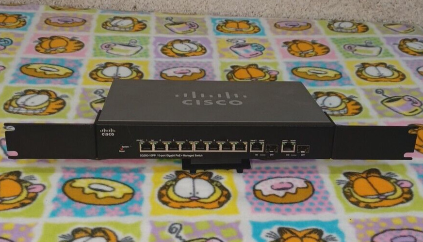 Cisco SG300-10PP 10-Port Gigabit PoE+ Managed Network Switch SG300-10PP-K9 V03