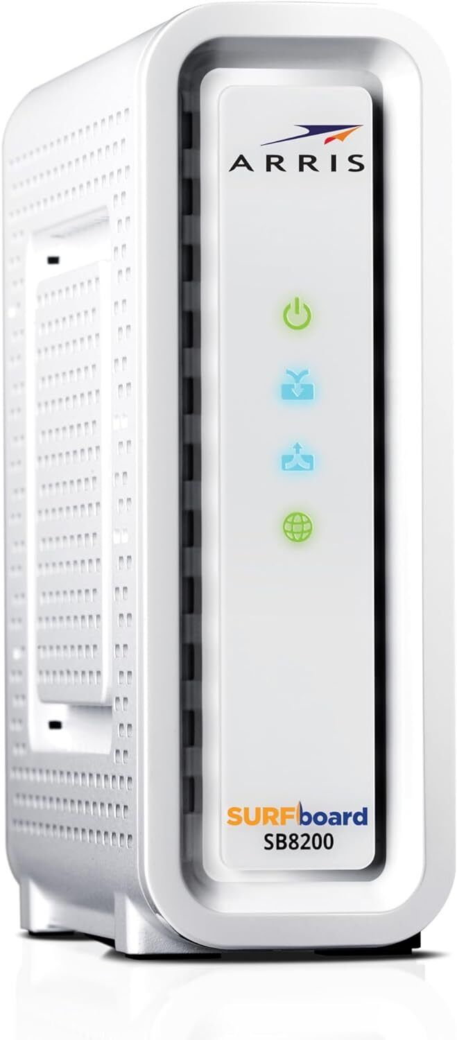 ARRIS (SB8200) - Cable Modem - Fast DOCSIS 3.1 , Approved Modem, White