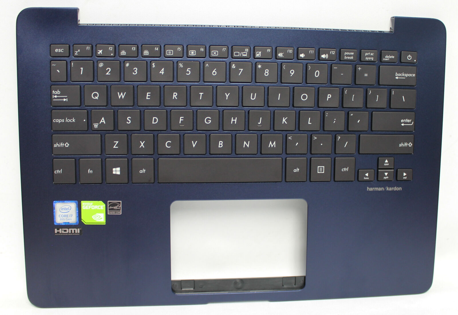 90NB0GH2-R30US0 Asus Palmrest Top Cover Keyboard Module/As Royal Blue 