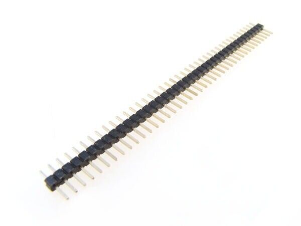 1x40 40-Pin 2.0mm Single Row Male Straight Header - Pack of 10