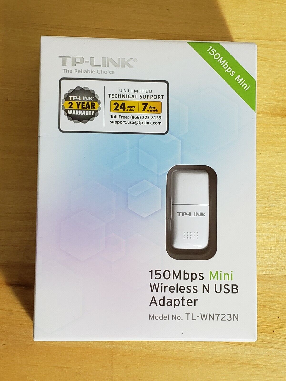 TP-LINK TL-WN723N 150Mbps Mini-Wireless N USB adapter NEW IN BOX White