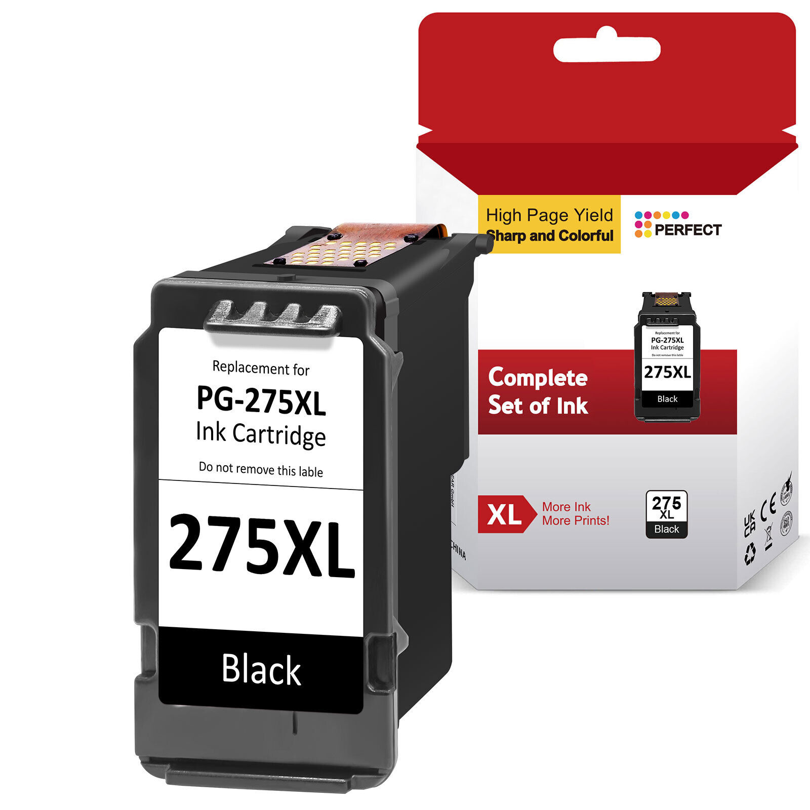 PG-275XL Black Ink Cartridge Replacement for Canon 275 276 PIXMA TR4720 TS3500
