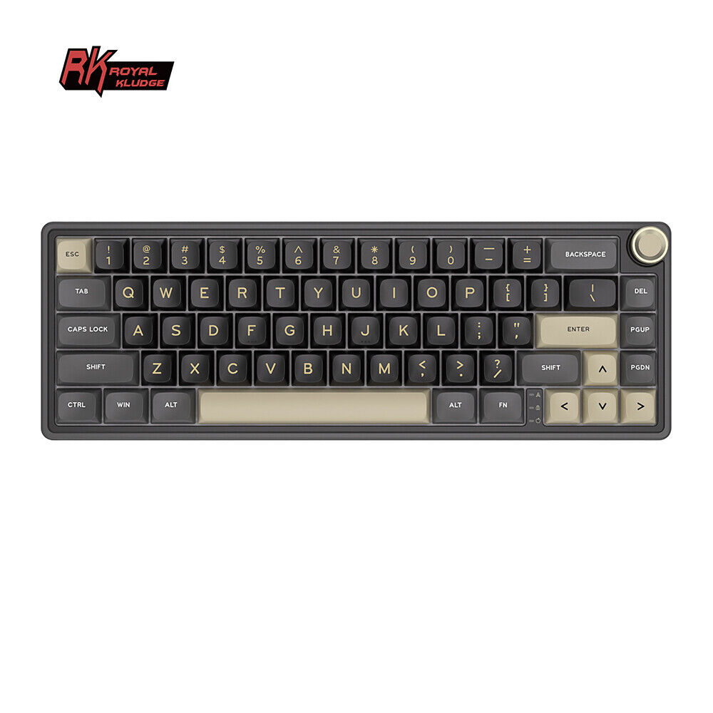 RK ROYAL KLUDGE R65 Mechanical Game Keyboard Brown Switch USB-C Gaming Computer