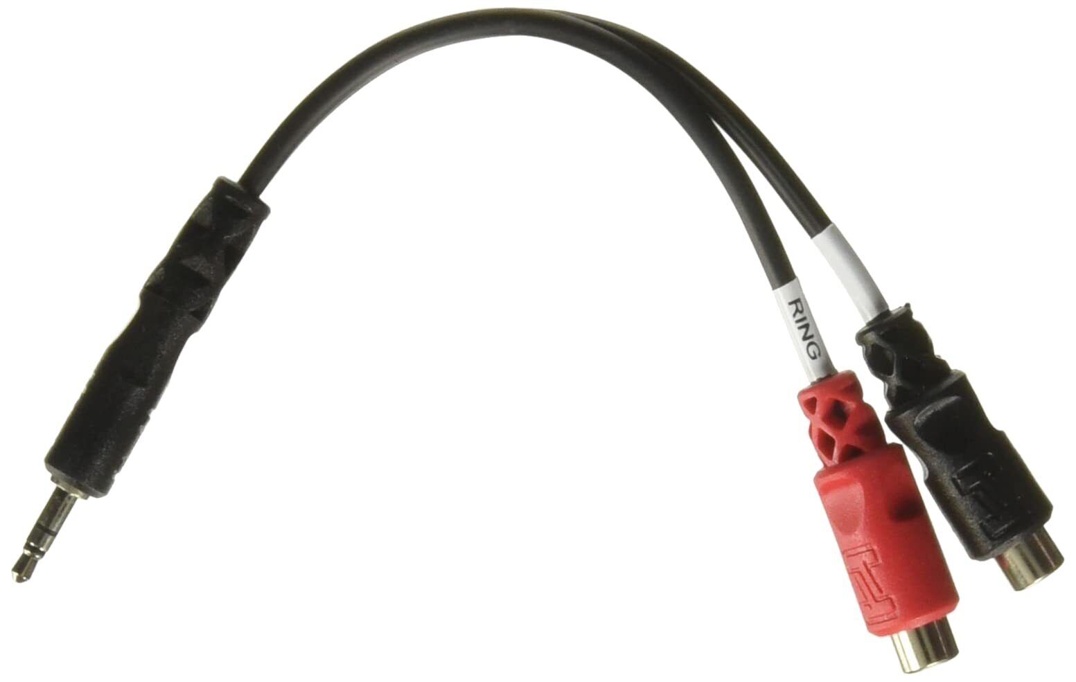  -HOSA STEREO BREAKOUT 3.5 MM TRS TO DUAL RCAF ACC NEW