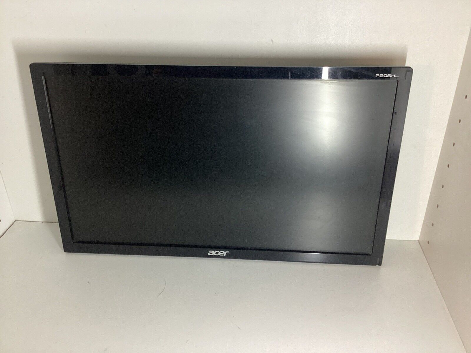 No Stand Acer P206HL LED LCD Monitor 20” Screen Dvi Vga