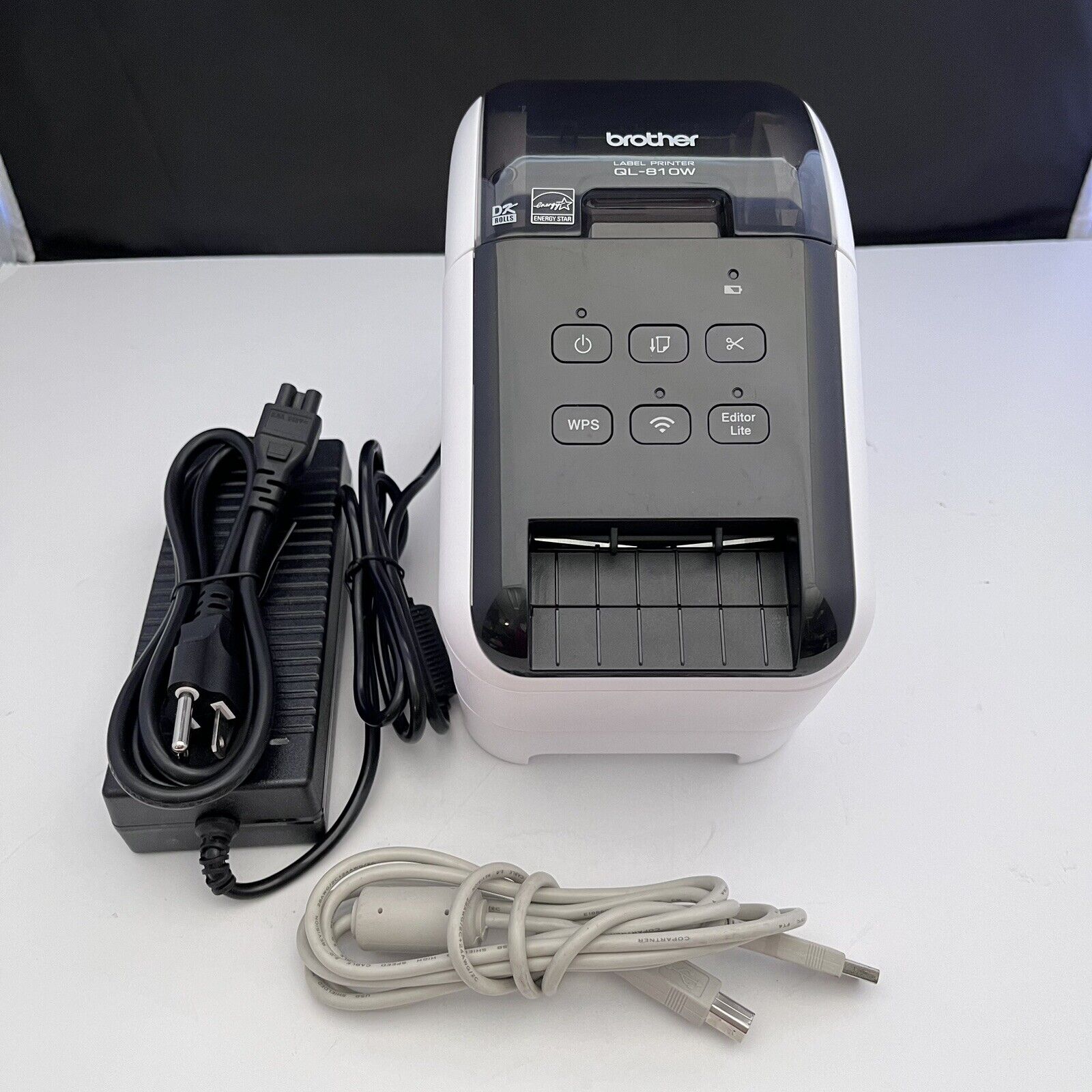 Brother QL-810W Ultra Fast Thermal Printer WiFi USB Rechargeable Battery tested