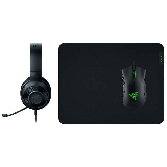 Razer Next Level Gaming Bundle - Kraken X Lite Wired Headset Wired Mouse and Mat