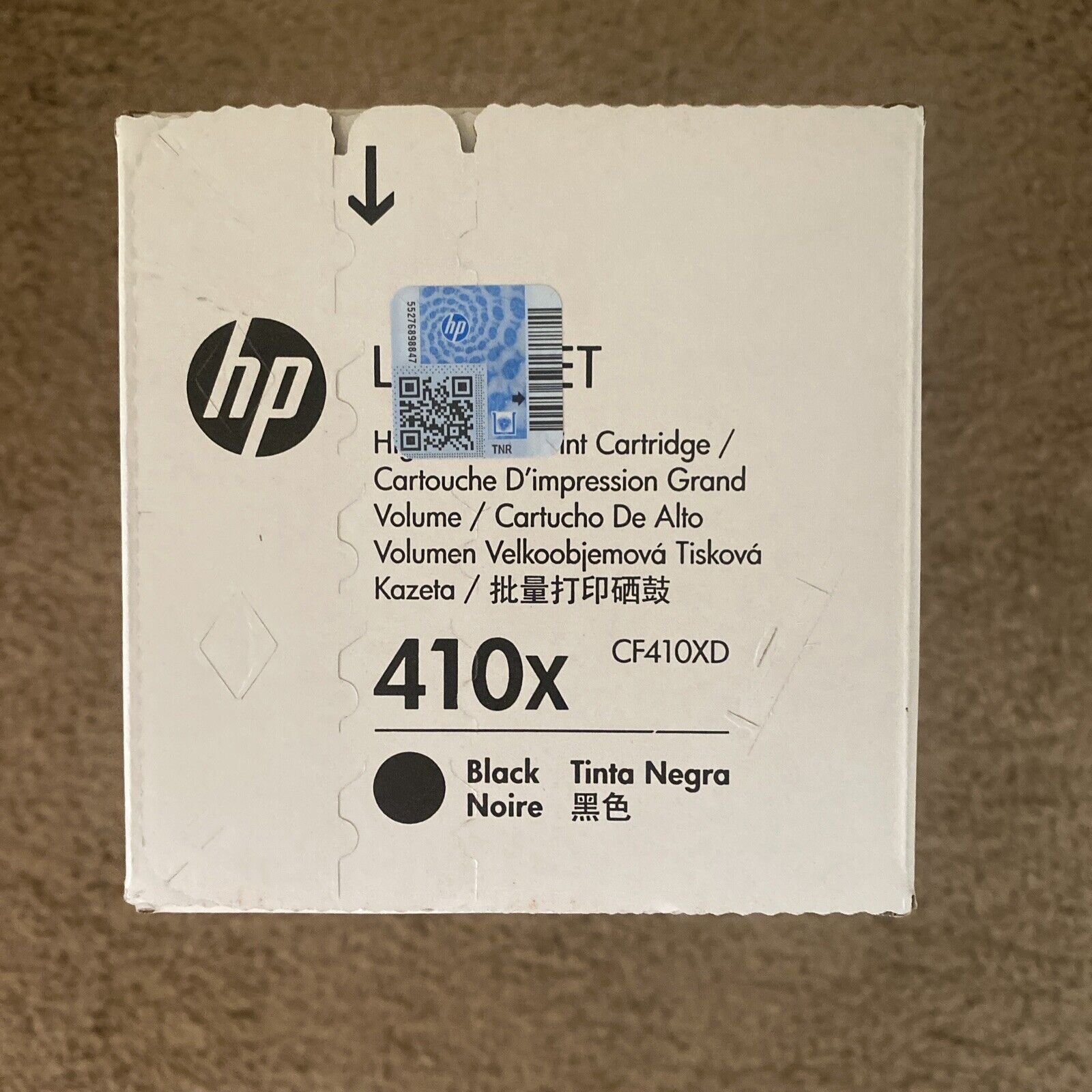 Genuine HP 410x Black High Yield Laser Jet Toner Cartridge 