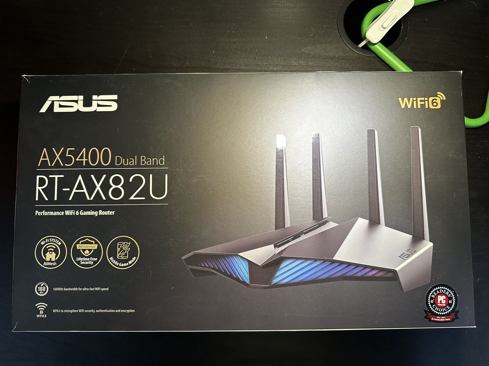 ASUS RT-AX82U AX5400 Dual-Band WiFi 6 Gaming Router