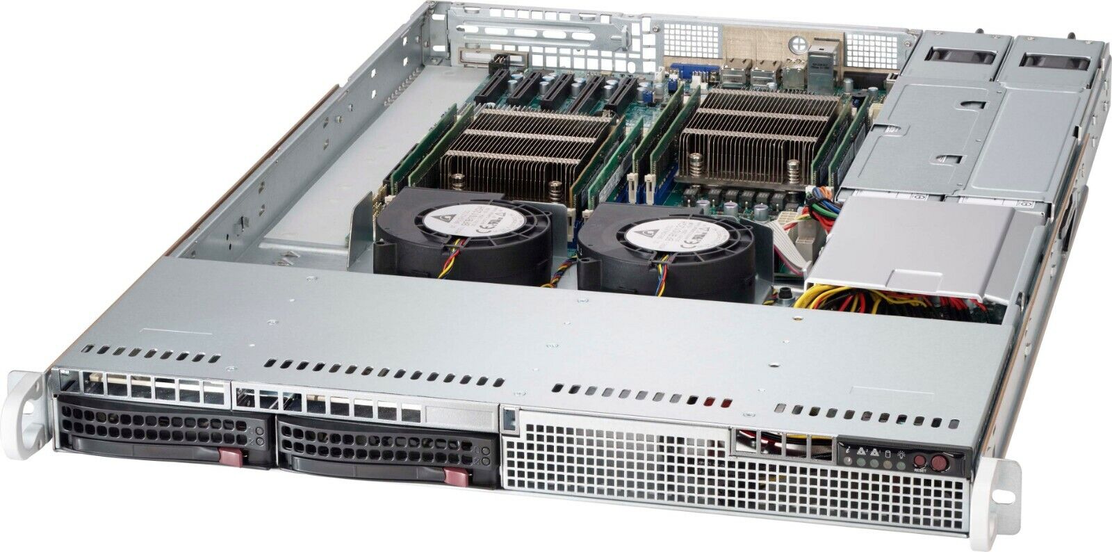 Supermicro Server 1U X10DRD-LT Dual E5-2680 V3 12C 64GB DDR4 RAM KIT 2x PSU