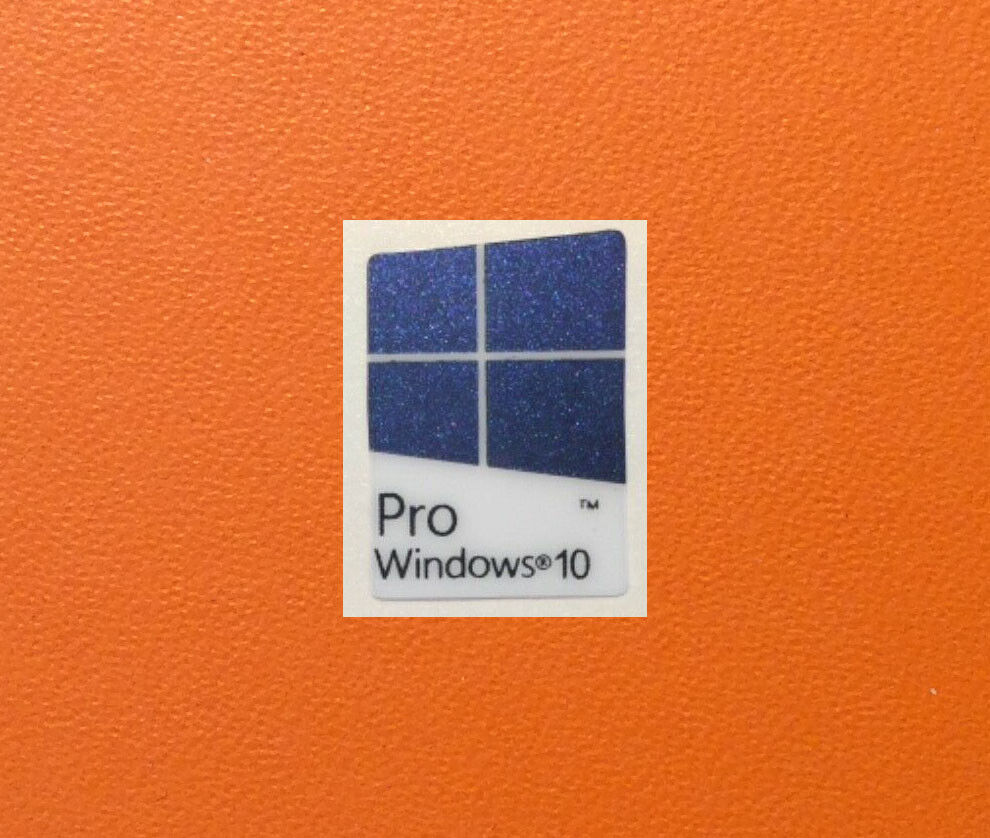 1 pcs Window 10 Pro violet fade Blue color GLITTER SPARKLE sticker 16mm x 23mm
