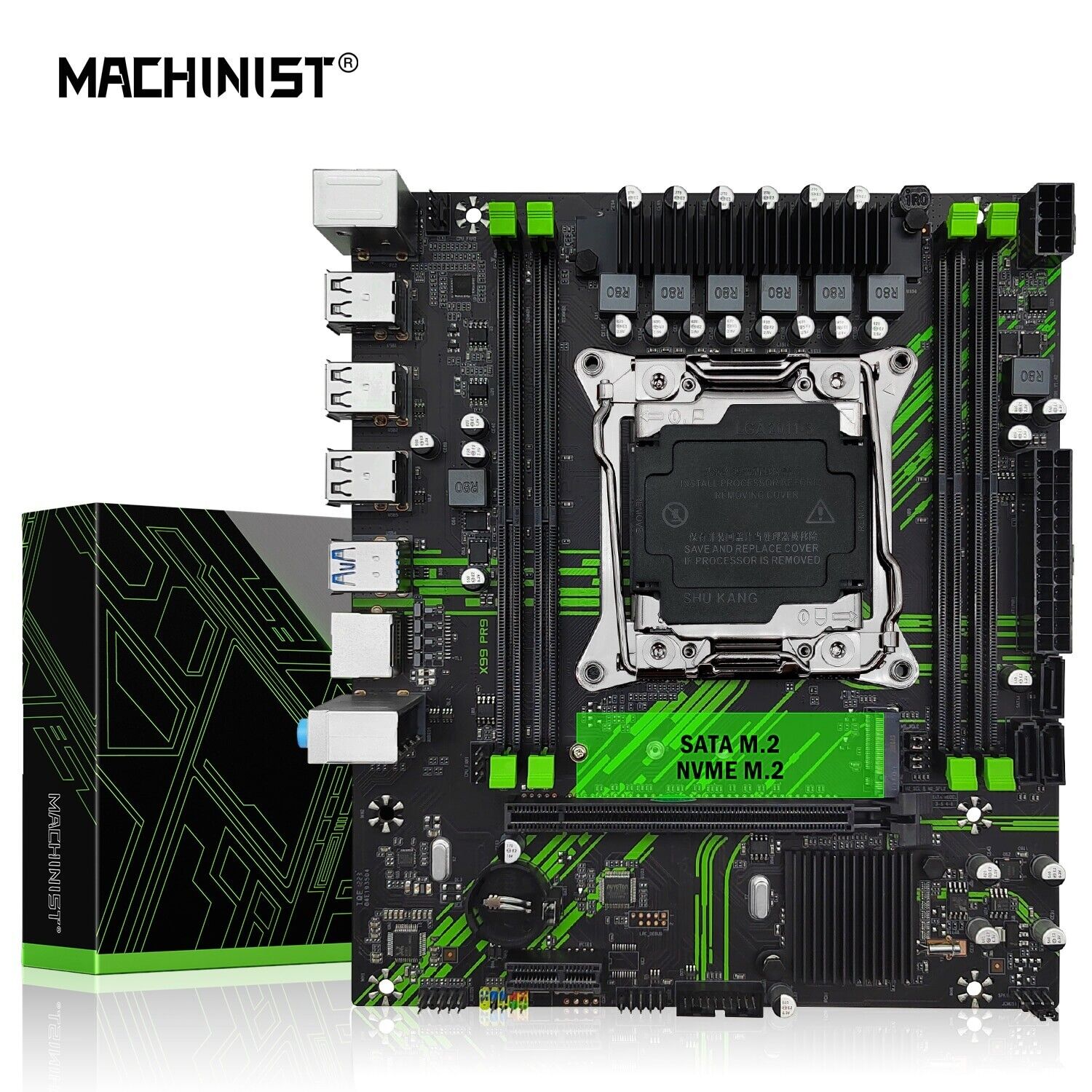 MACHINIST X99 PR9 Motherboard LGA 2011-3 Support Xeon E5