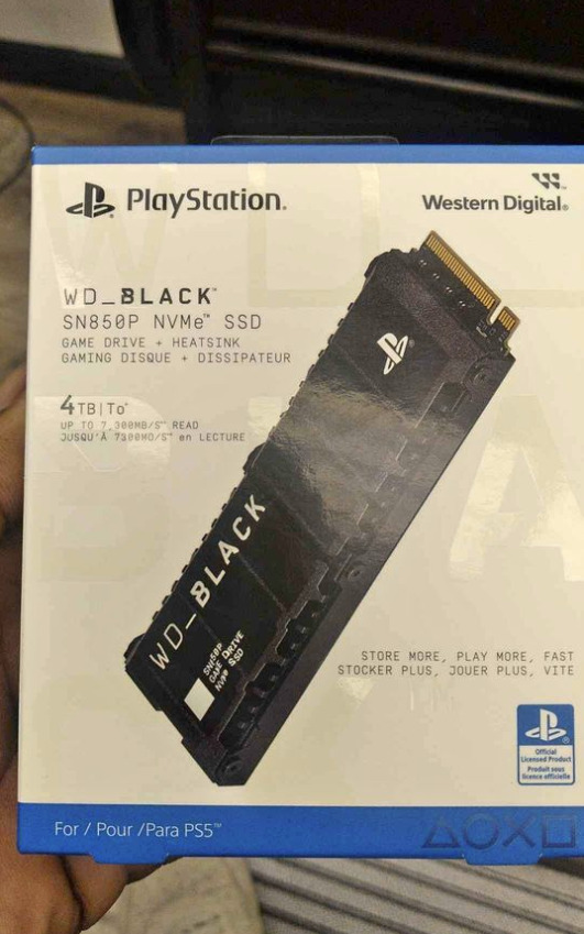 WD BLACK 4TB SN850P NVMe Internal SSD for PS5 - Brand New - Factory Sealed