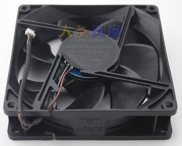 1PC  3Pin Projector Cooling Fan EF92251BX-Q000-F99 12V 2.04W 92*92*25mm