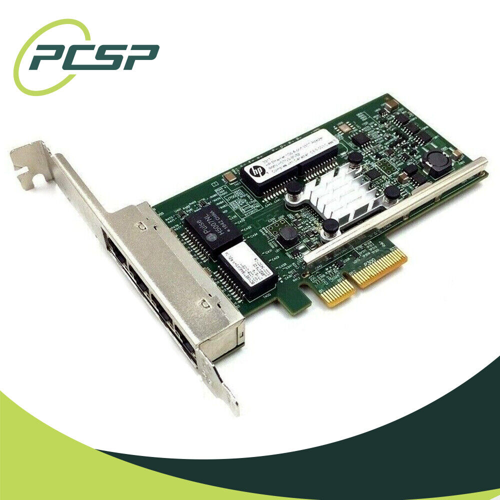 HP 331T Quad Port 1GB Gigabit Ethernet Adapter PCI-E 649871-001 High Profile