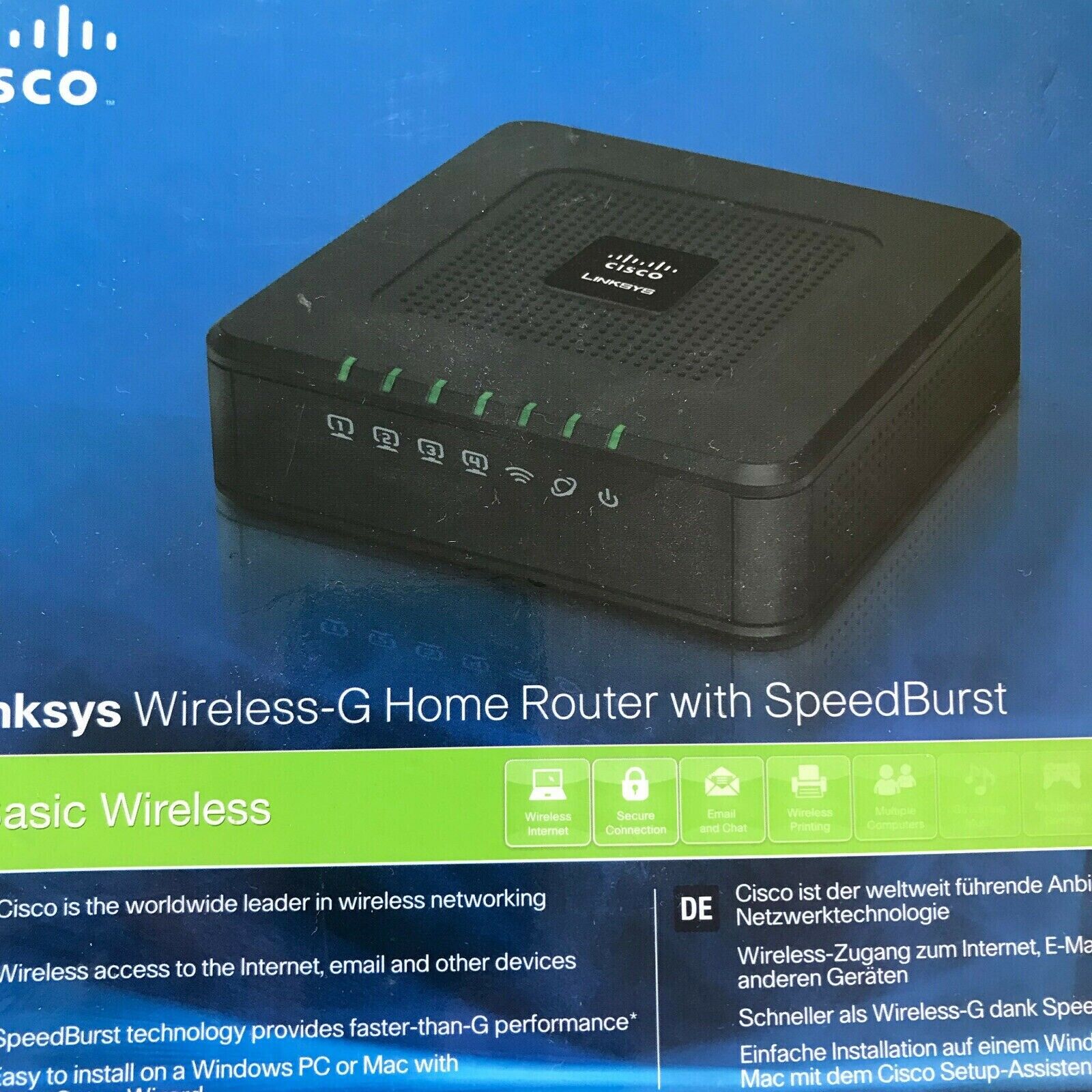 Cisco Linksys Wi-Fi Router Model WRT54GH