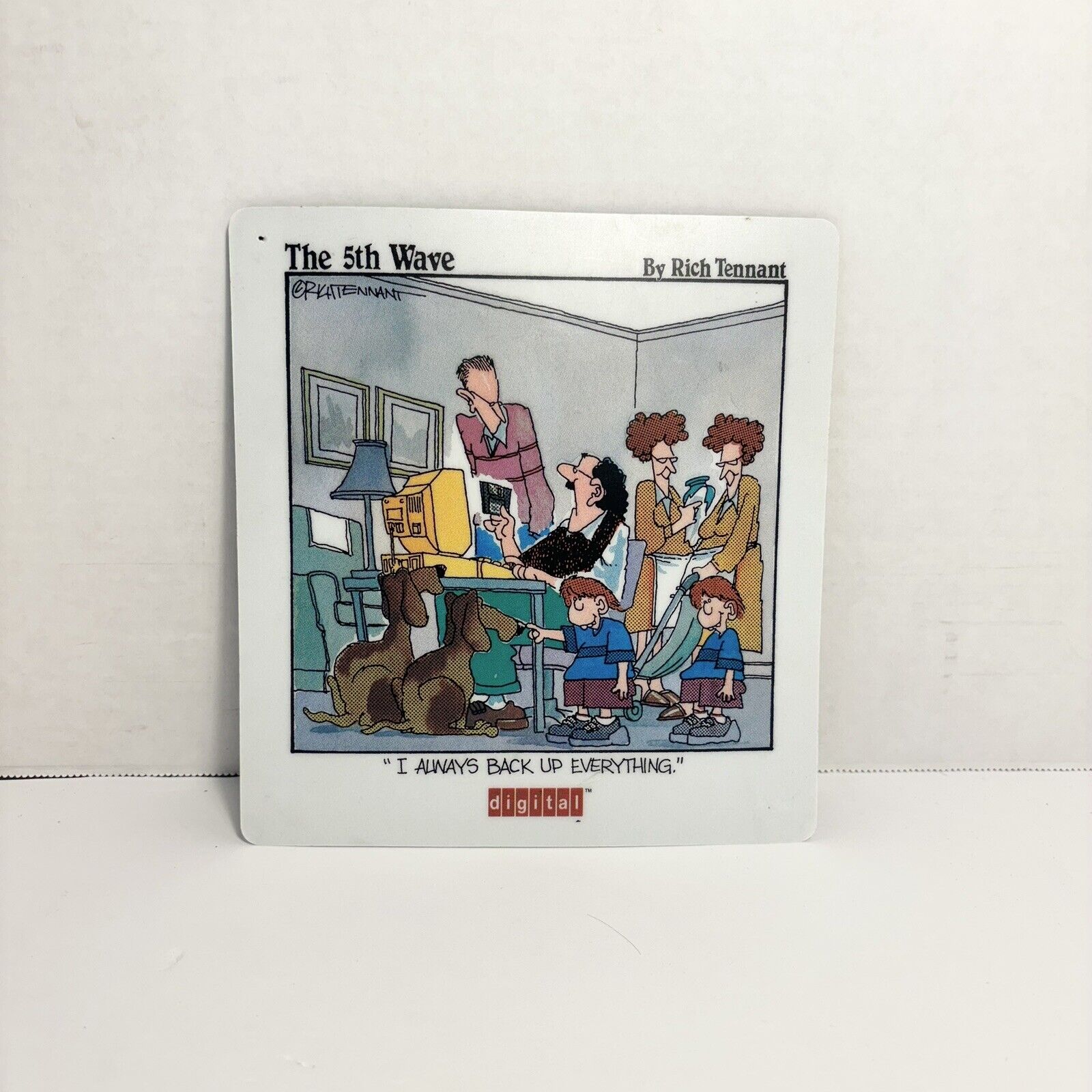 The 5th Wave Mouse Pad By Rich Tennant / Vintage / Comic Strip / 1980's