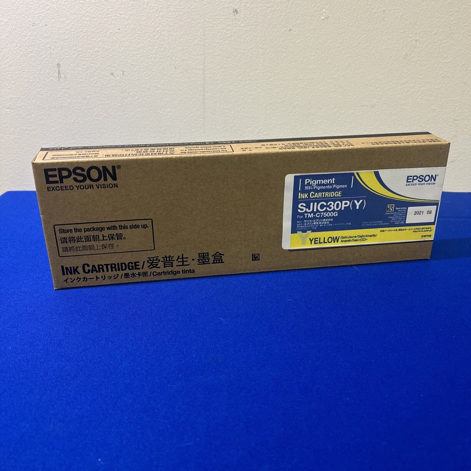 Epson SJIC30P (Y) Yellow Ink Cartridge For Epson TM-C7500G New Unopened