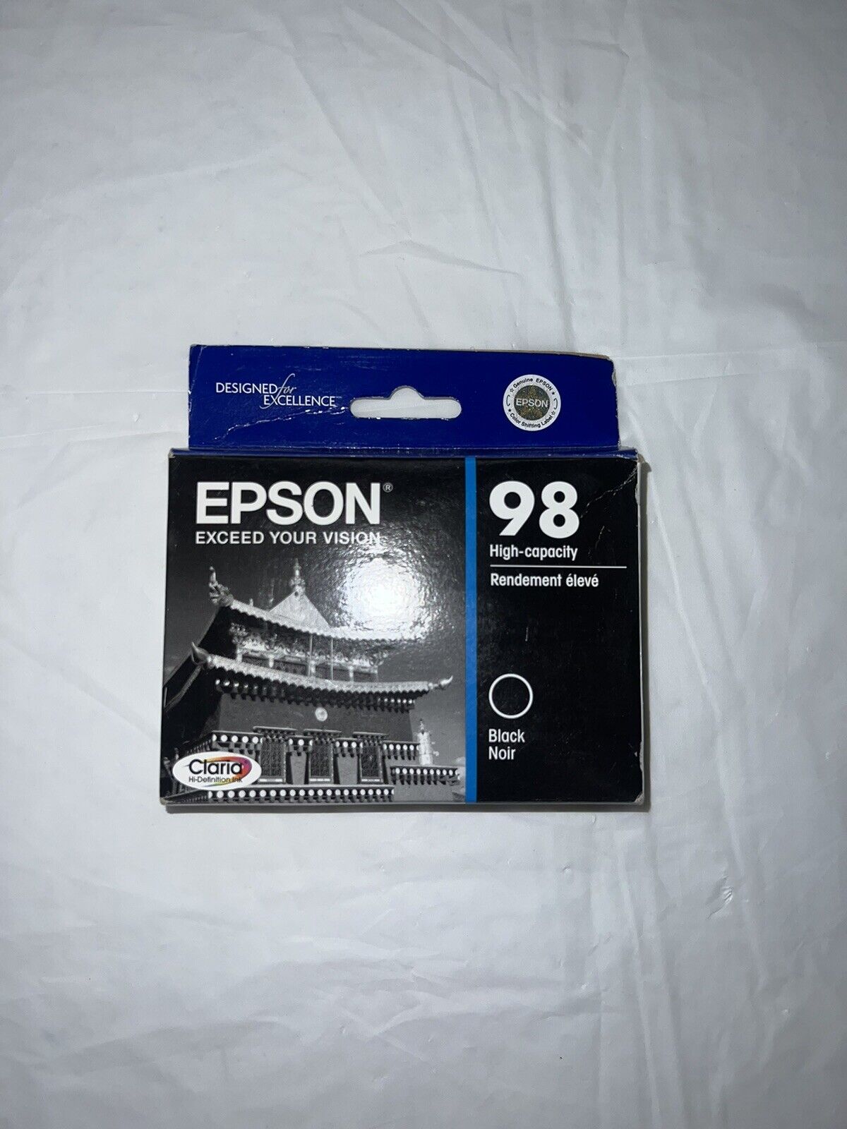 New Genuine Epson 98 Black ink T098120 High Capacity