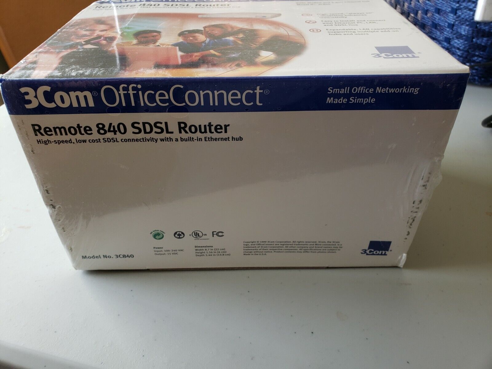 3COM 3C840 OfficeConnect Cable SDSL Gateway 4 Port Home or Office Network NEW