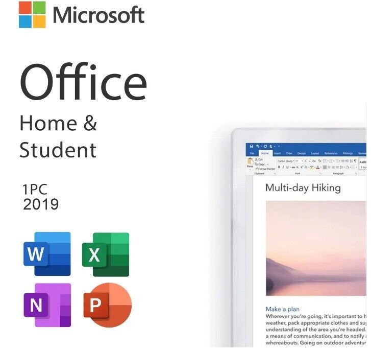 Microsoft Office 2019 Home & Student - Box Pack - 1 PC