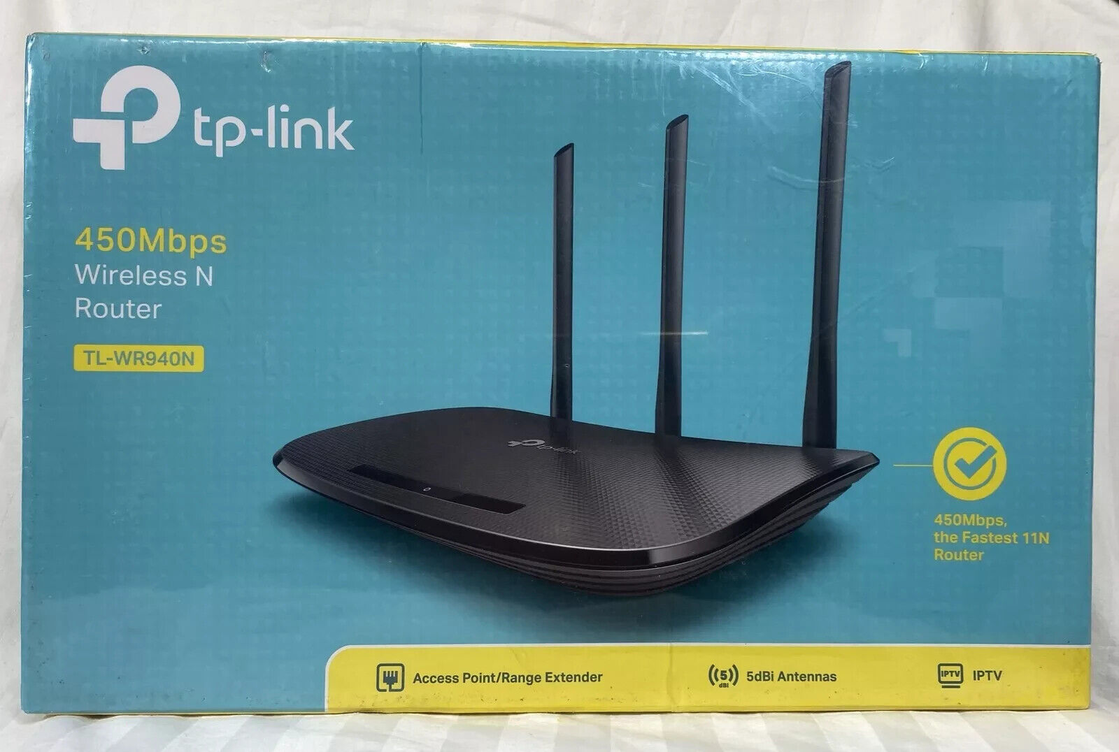 TP-Link TL-WR940N 450Mbps Wireless WI-FI Router Range Extender SEALED BRAND NEW