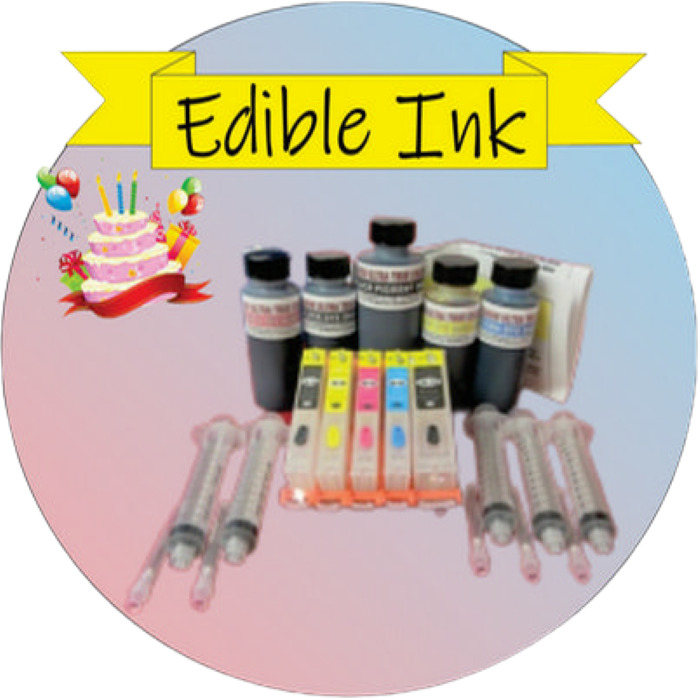 Refill Kit For Canon PGI 280, CLI 281 5 Color Cartridge Set With Edible Ink