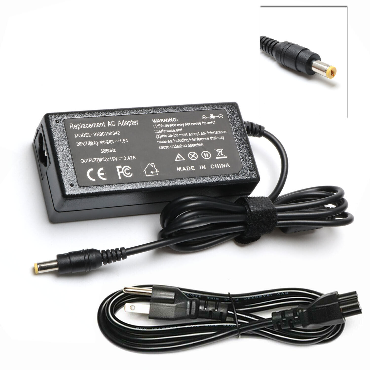 AC Adapter Acer Acer LCD Monitor S202HL S230HL S231HL S232HL Power Charger Cord