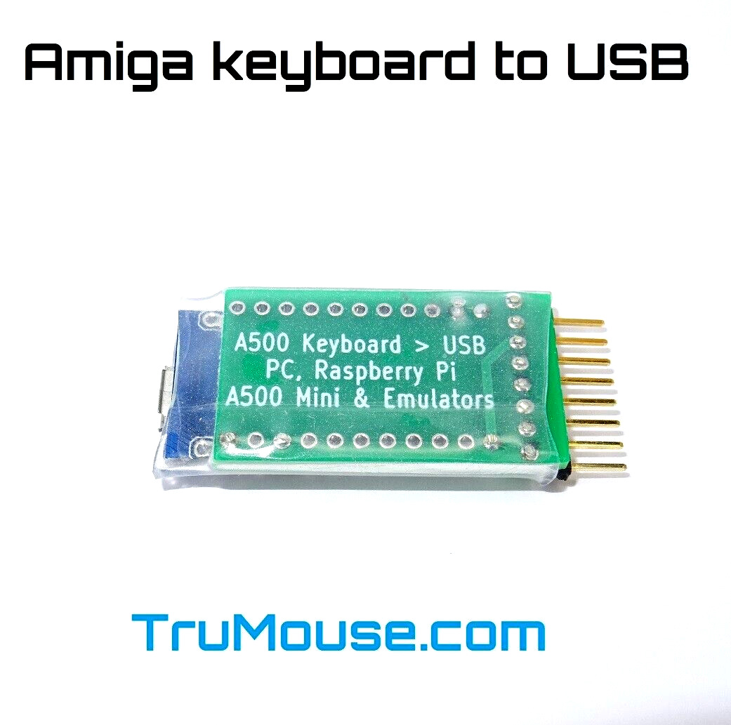 Commodore Amiga A500 Keyboard to USB Adapter