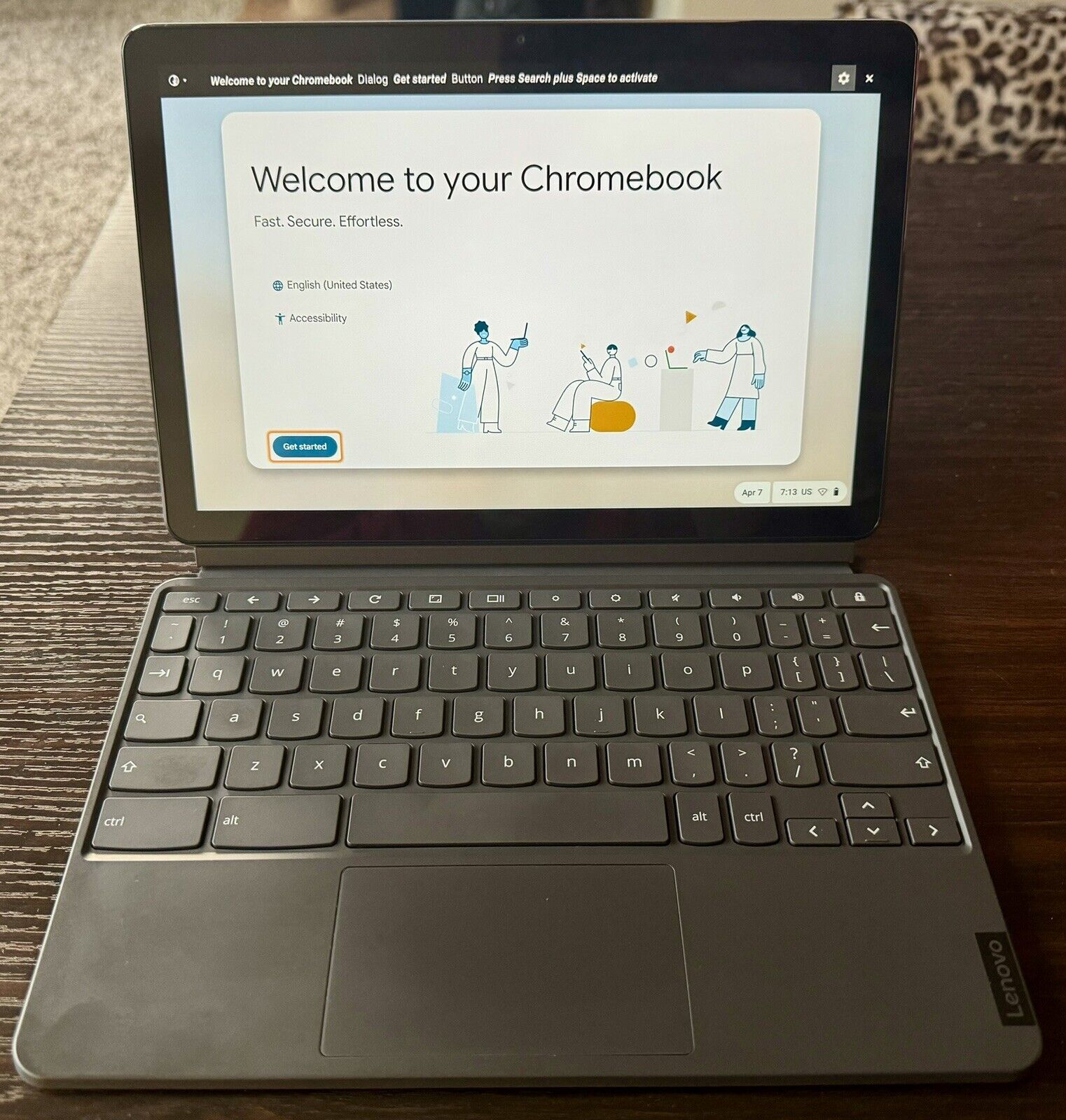Lenovo - IdeaPad Duet Chromebook - 10.1” (1920x1200) Touch 2-in-1 Tablet 