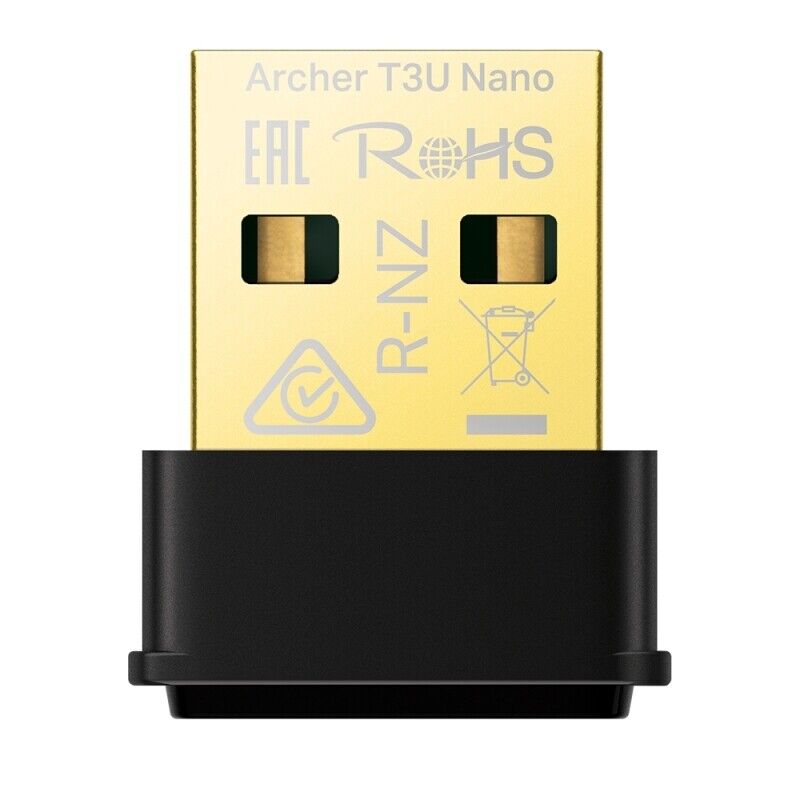 TP-LINK AC1300 Nano Design Wireless MU-MIMO USB Adapter ArcherT3UNano USB 2.0