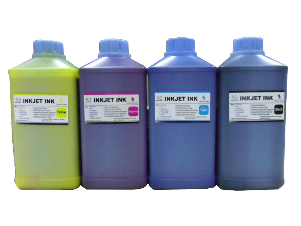 4x1Liter ND® Refill Pigment Inks for HP 972 972A 972X PageWide Pro 452 477 552 