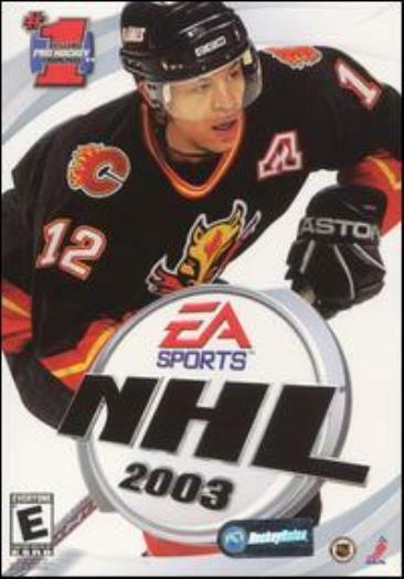 NHL 2003 + Manual PC CD hard hitting professional hockey league goal sports game
