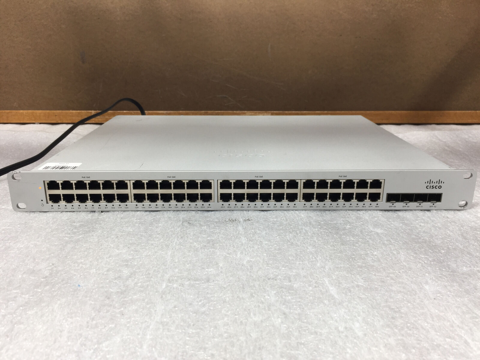 Cisco Meraki MS210-48LP-HW 48-Port Managed Ethernet Switch TESTED