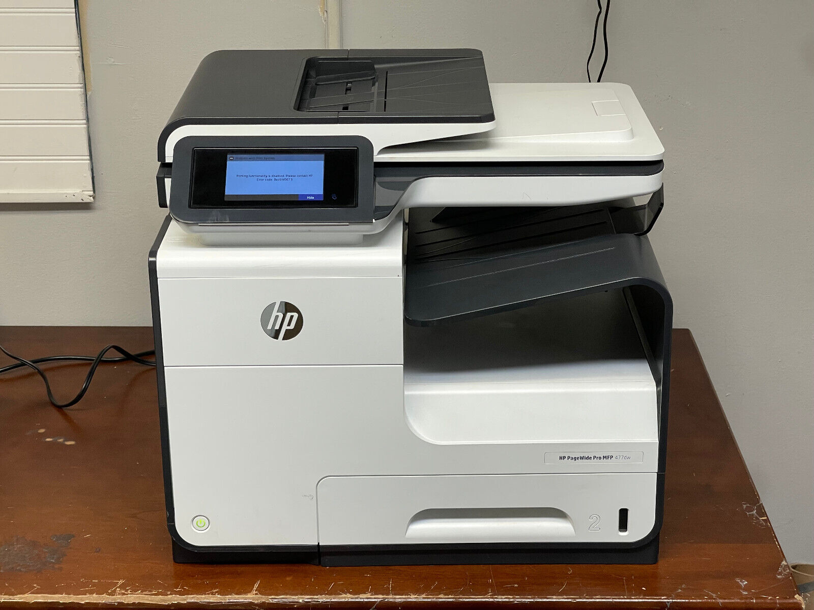 HP Pagewide Pro 477DW Printer D3Q20A - For Parts
