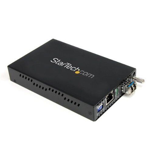 StarTech.com 1000 Mbps Gigabit Single Mode Fiber Media Converter LC 40 km -