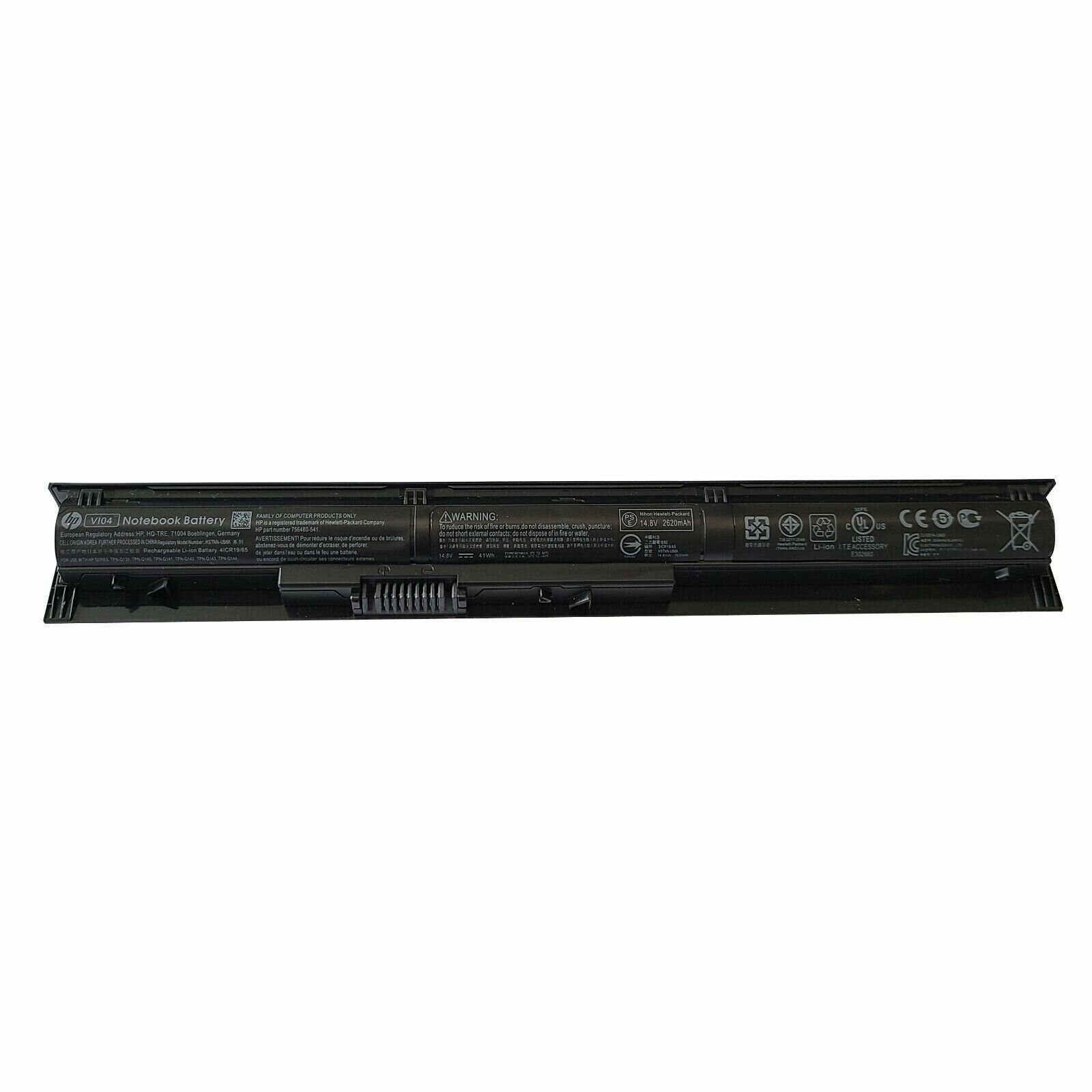 Genuine 41Wh VI04 Battery For HP Pavilion 14 15 17 Series 756478-851 756745-001