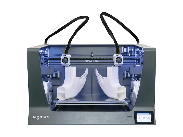 3D Printer, BCN3D Sigmax R19 Dual Extruder, Slightly Used