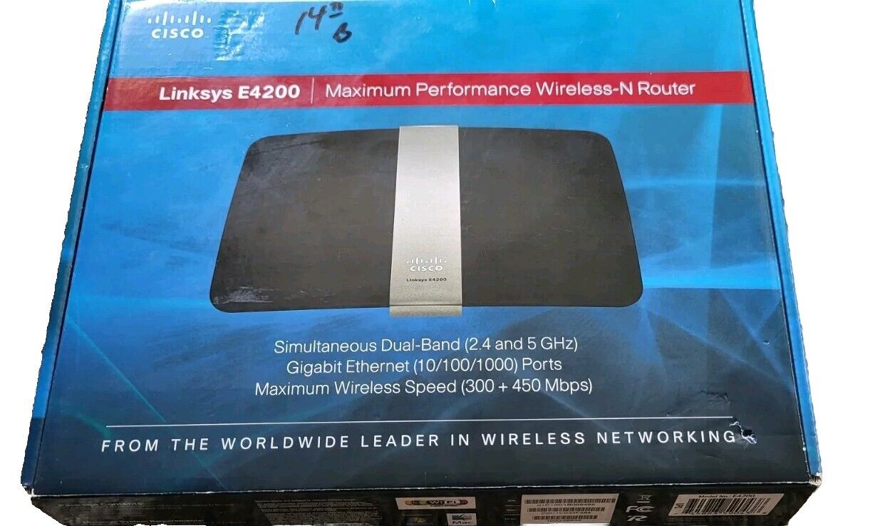 Linksys E4200 750 Mbps 4-Port Gigabit Wireless N Router