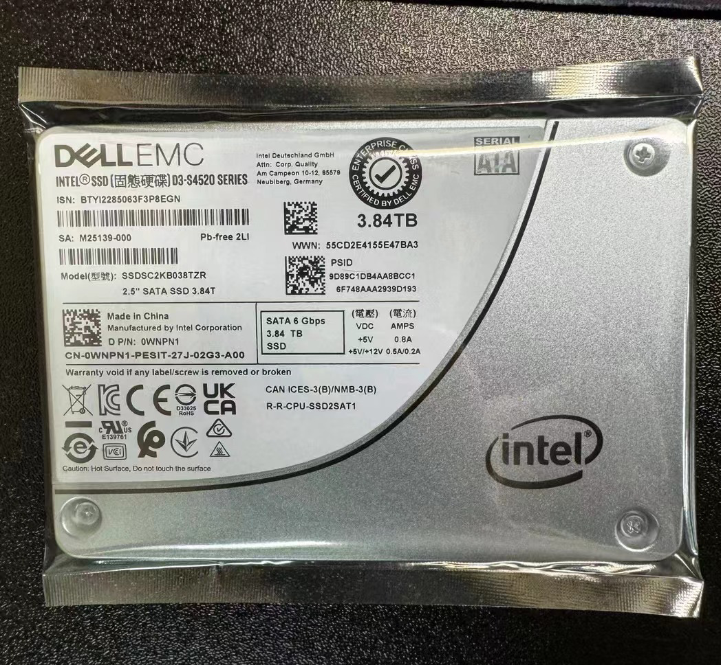 Intel D3 S4520 3.84TB SSD DELL 2.5