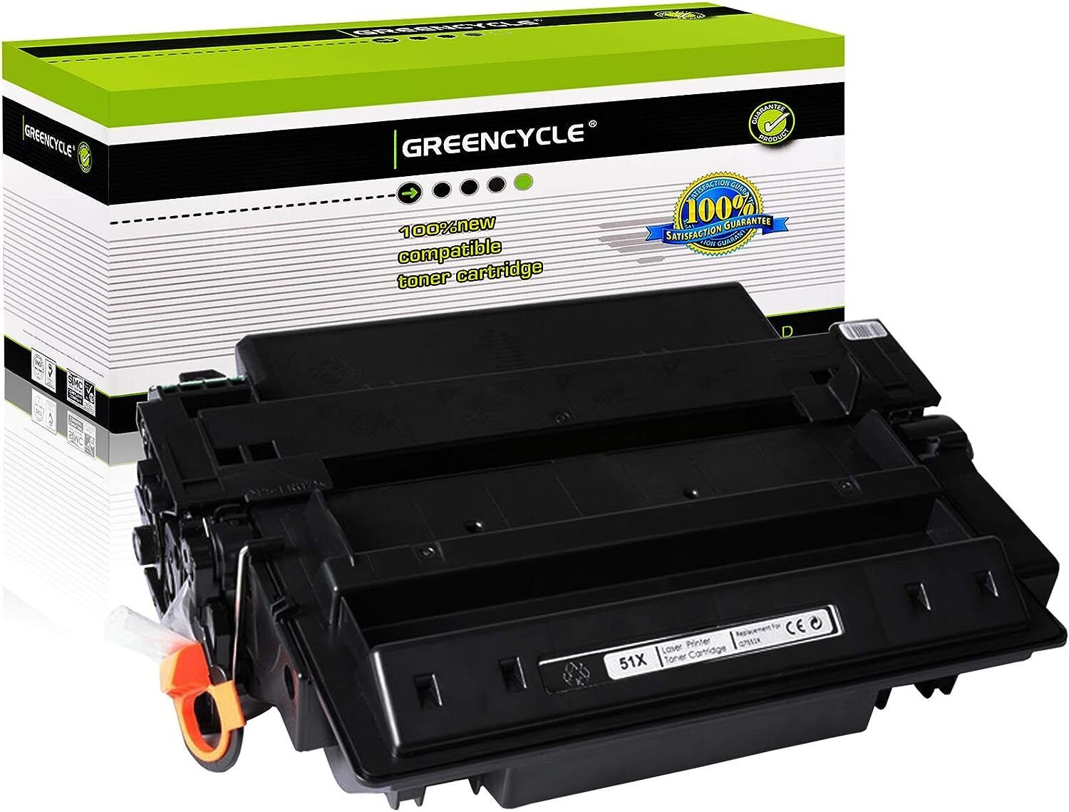 1PK Greencycle High Yield Q7551X Toner fit for HP Laserjet 3005DN/3005X/3027X