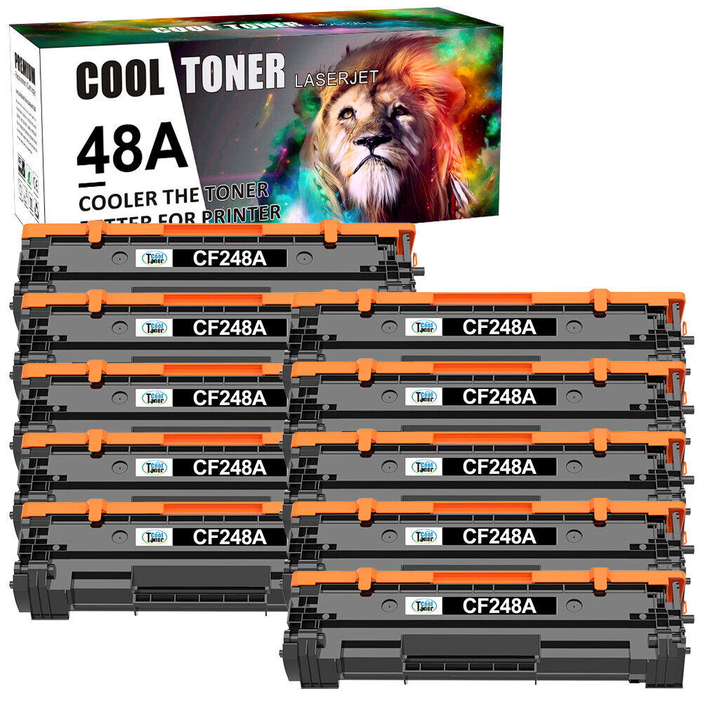 CF248A 48A Toner Cartridges Replacement for HP LaserJet Pro M15w M28a LOT