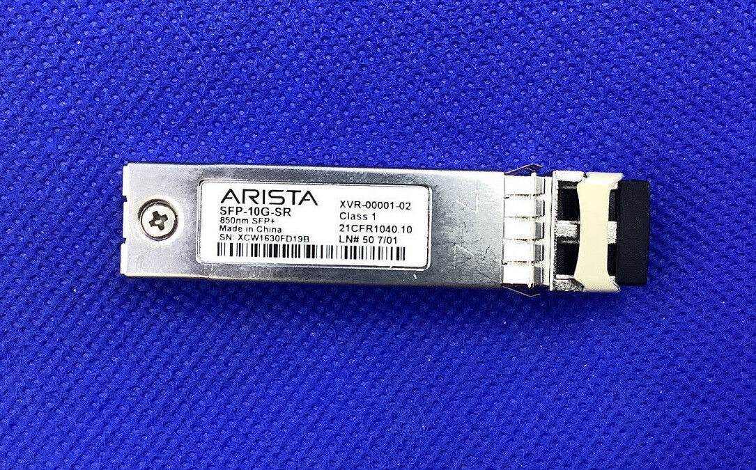 Arista SFP-10G-SR 10gbase-SR transceiver module SFP+ (XVR-00001-02) - 800107989