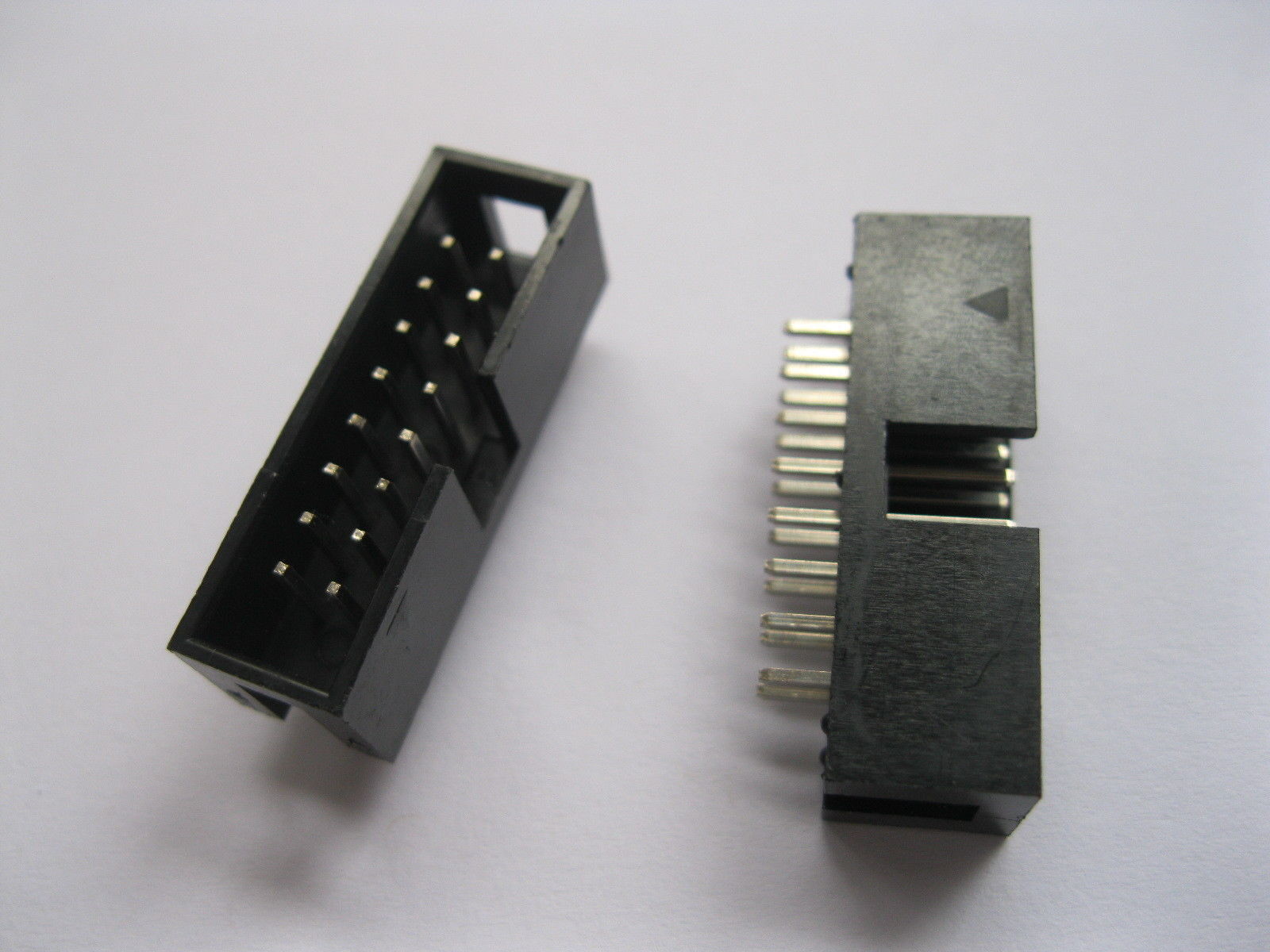 540 pcs 16 PIN Male Box Header Connector 2.54mm Black NEW