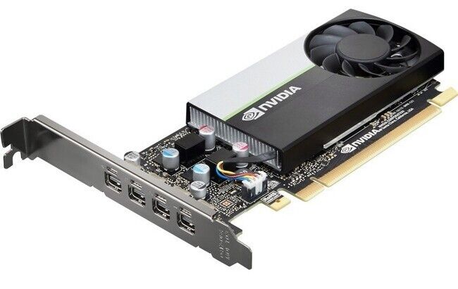 PNY Nvidia T1000 4GB GDDR6 4x Mini DisplayPort DP PCIe 3.0 x16 GPU Graphics Card