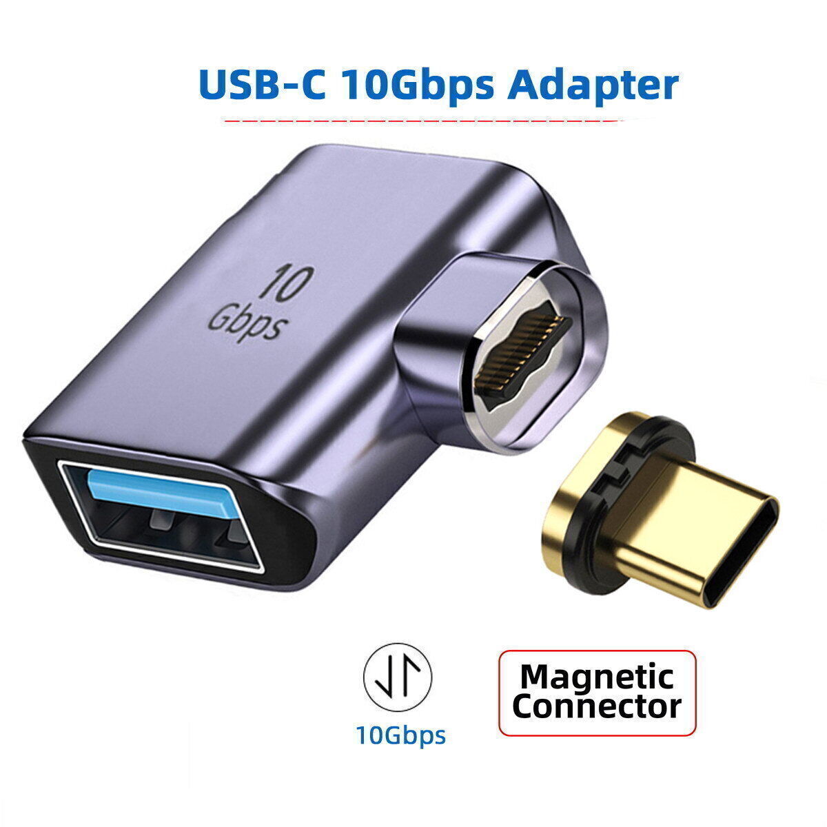 CY OTG USB C Magnetic Connector Adapter,USB Type C to USB3.0 Type A Data Adapter