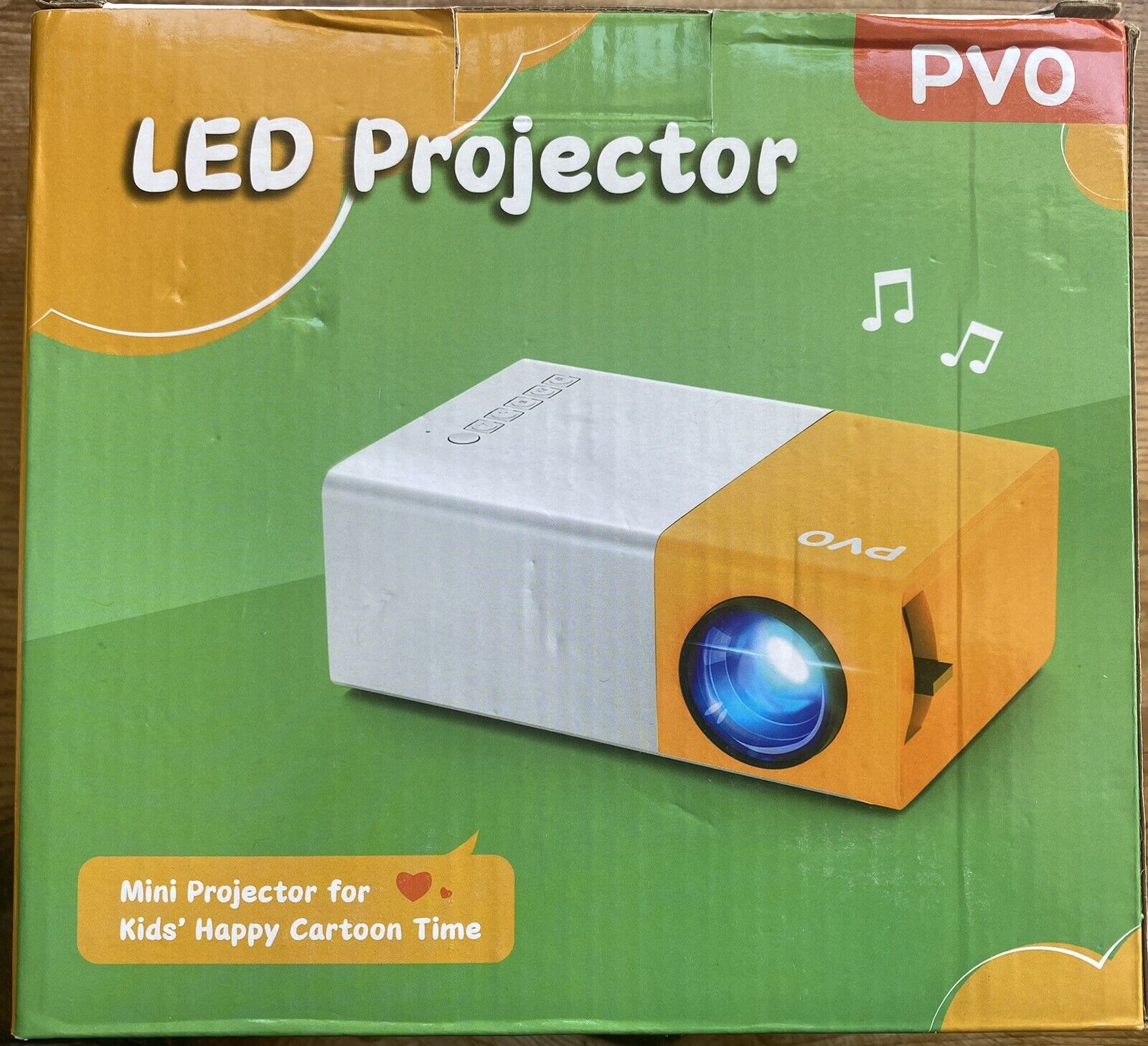 PVO LED Mini Projector YG300 Pro - Brand New - great for kids, home movies